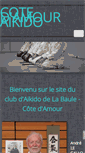 Mobile Screenshot of cote-amour-aikido.fr